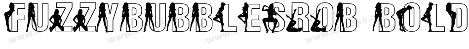 FuzzyBubblesROB Bold字体转换